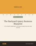 The Backyard Apiary Business Blueprint