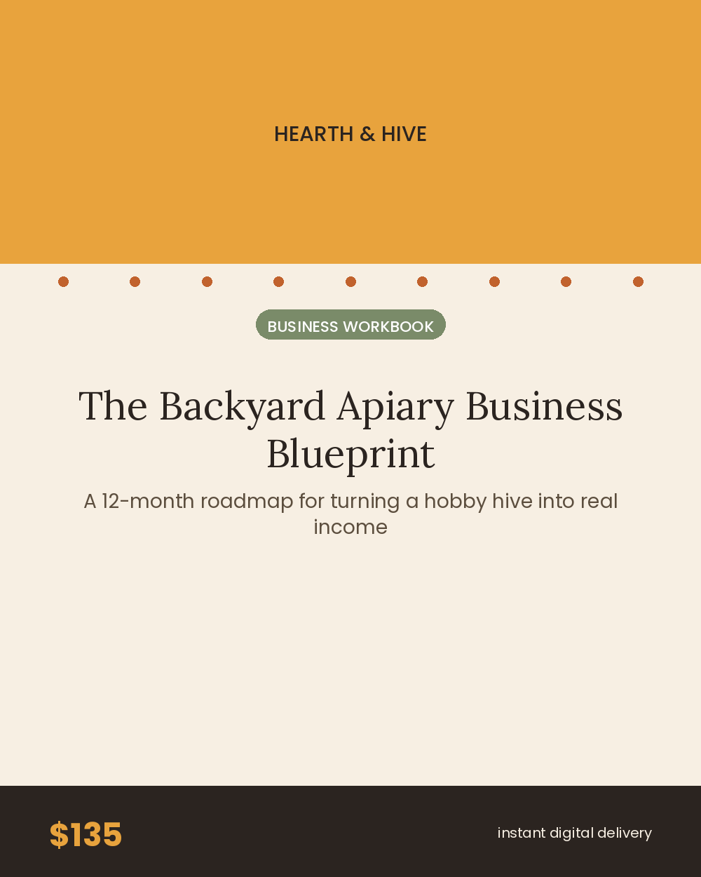 The Backyard Apiary Business Blueprint